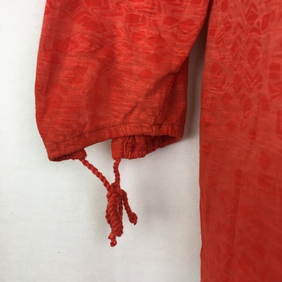 Lucky Brand Womans Top Size Small Orange Ombre - Picture 4 of 8